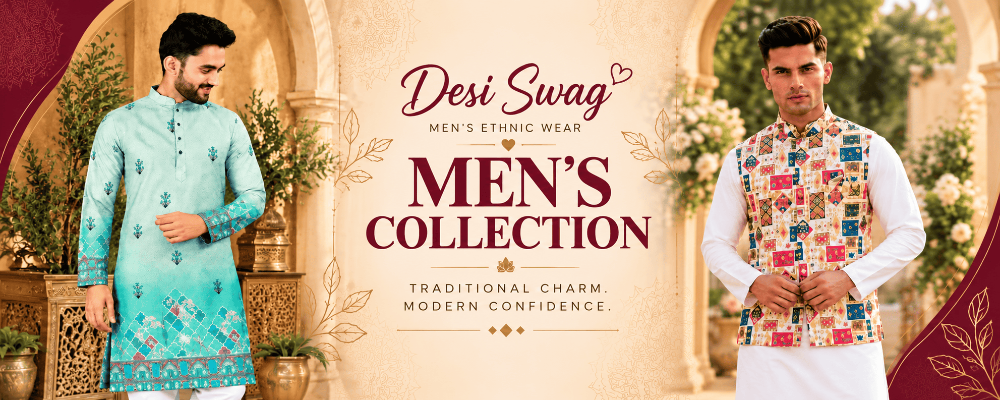 Desi Swag Men's Collection — traditional charm, modern confidence